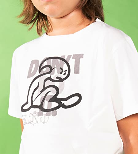 El Niño Tarifa Sweetwear. Camiseta de niños de Cuello Redondo en Color Blanca. Estampado con Logo El Niño en el Pecho (6)
