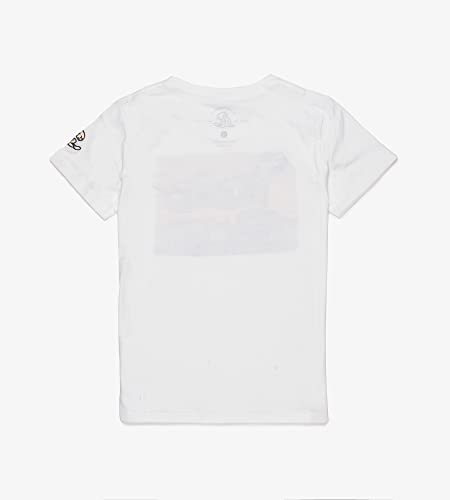 El Niño Tarifa Sweetwear. Camiseta de niños de Cuello Redondo en Color Blanco. con Estampado en el Pecho (6)