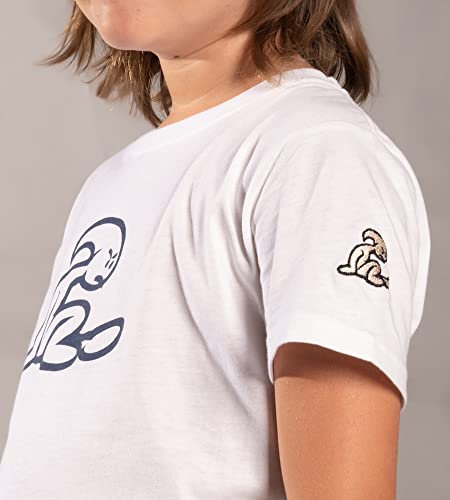 El Niño Tarifa Sweetwear. Camiseta de niños de Cuello Redondo en Color Blanco. Logo El Niño Estampado en el Pecho (6)