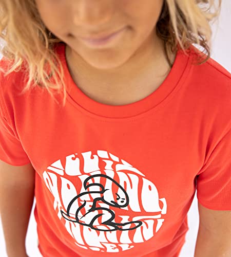 El Niño Tarifa Sweetwear. Camiseta de niños de Cuello Redondo en Color Rojo. Estampado Frontal (12)