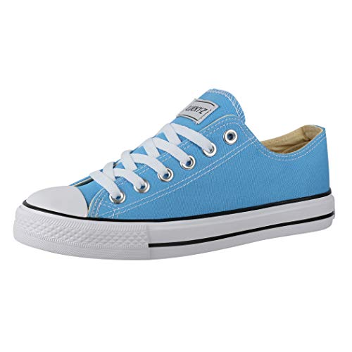 Elara Zapatilla de Deporte Unisex Low Top Textil Chunkyrayan Azul Claro 01-A-37-Li-BL