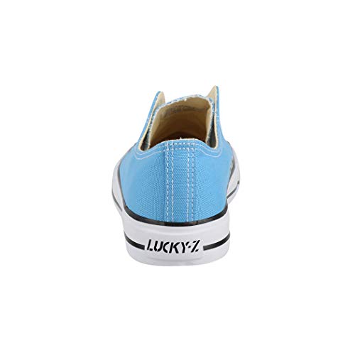 Elara Zapatilla de Deporte Unisex Low Top Textil Chunkyrayan Azul Claro 01-A-37-Li-BL