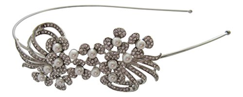 Elige un Gem boda accesorios para el pelo/cristal de Swarovski y Pearl cluster Tiara/laterales/de Madre de la novia