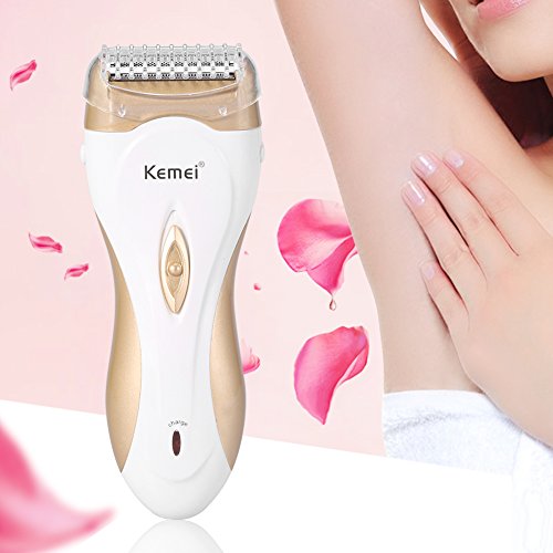 Eliminador de pelo, Lady Shaver Mujeres recargables afeitadora eléctrica Epilator Eliminador de pelo Depilación eléctrica