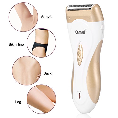 Eliminador de pelo, Lady Shaver Mujeres recargables afeitadora eléctrica Epilator Eliminador de pelo Depilación eléctrica
