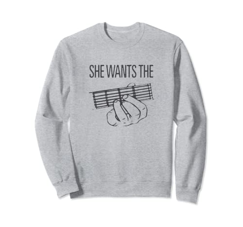 Ella quiere el acorde D Sudadera