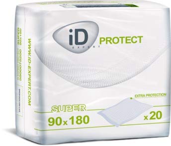EMPAPADOR 90x180 cm DESECHABLE GRAN PODER DE ABSORCION ID PROTECT PLUS ONTEX 20 UNIDADES