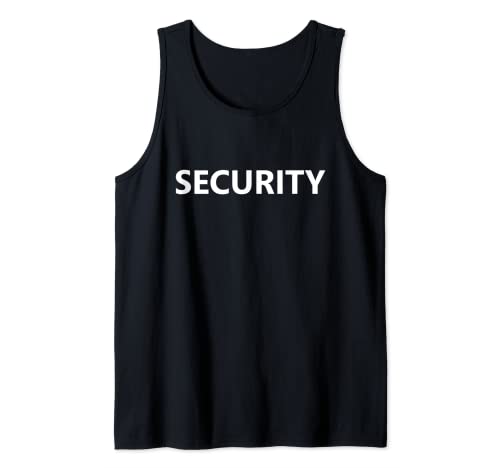 Empleado del club del bar de la gorila del trabajo de la seguridad del personal del evento de seguridad Camiseta sin Mangas