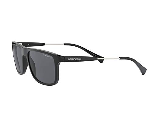 Emporio Armani 0EA4151 Gafas, Black/Grey, 56/18/145 para Hombre