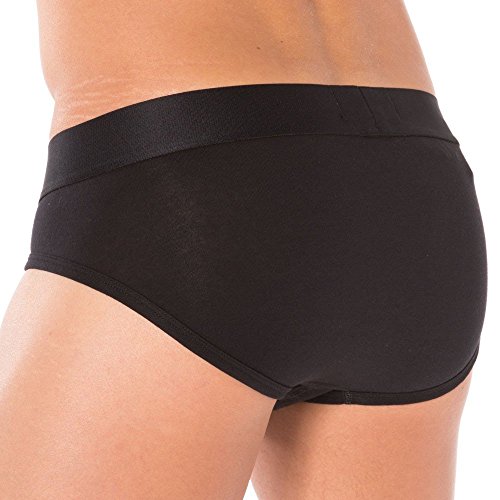 Emporio Armani CC729 Slip, Hombre, Negro (Black), S