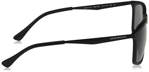 Emporio Armani Gafas de Sol EA 4171U Matte Black/Black Polarized 57/18/150 hombre