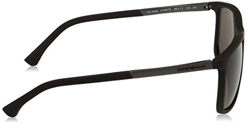 Emporio Armani Gafas de sol EA4058 519673 Gafas de sol hombre color Marrón marrón tamaño de lente 58 mm