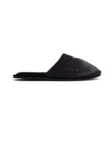 Emporio Armani Pantuflas hombre XJPM01XD227 Negro, Negro y gris., Large