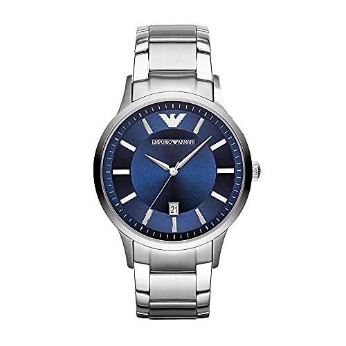 Emporio Armani Reloj Analógico para Hombre de Cuarzo AR11180 Azul