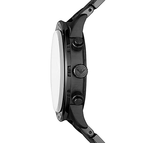Emporio Armani Reloj Analógico para Hombre de Cuarzo AR11242 Negro