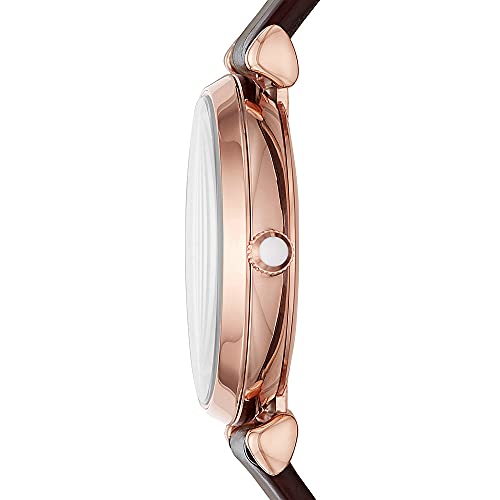 Emporio Armani Reloj Analógico para Mujer de Cuarzo AR11269 Marrón