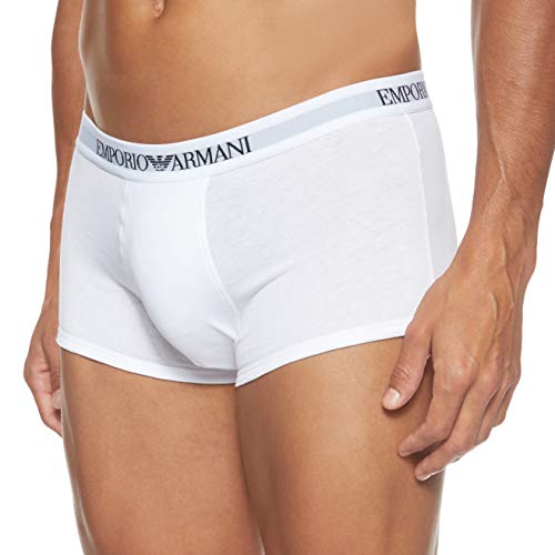 Emporio Armani Underwear CC722 Underwear, Hombre, Blanco (White), S