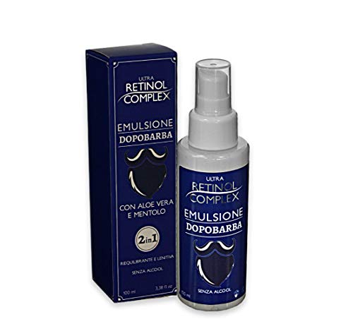 Emulsión para después del afeitado con aloe vera y mentol 2 en 1 reequilibrante y calmante 100ml, Bálsamo After Shave