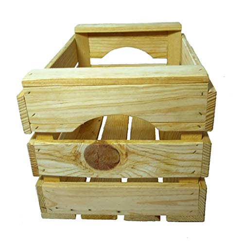 En Maderas - Caja de Almacenamiento, Caja decoración, Caja de Fruta (35x26x24 cm)