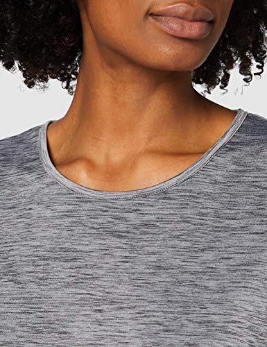 ENERGETICS Jewel Camiseta, Mujer, Blacknight/Melange/S, 50