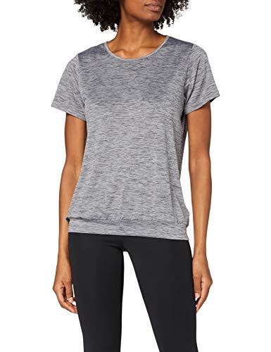 ENERGETICS Jewel Camiseta, Mujer, Blacknight/Melange/S, 50