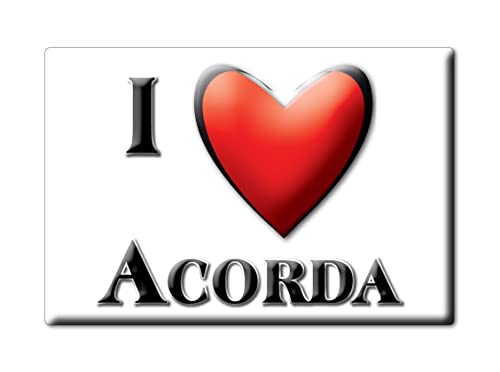 Enjoymagnets ACORDA (SA) Souvenir IMANES DE Nevera Portugal SANTAREM IMAN Fridge Magnet Corazon I Love
