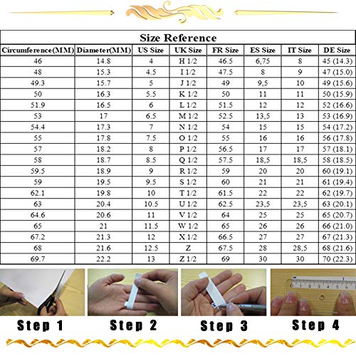 Epinki Anillos de Mujer Plata 925, Anillo 4 Diente de Estilo Clásico con Circonita Anillo de Matrimonio Tamaño 10