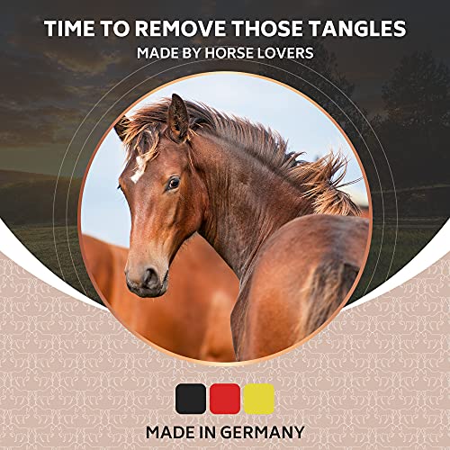 EQUEO Spray Desenredante de Crines Caballo y Cola de Caballo - Complemento Ideal para Agregar a tu Caballos Accesorios - Efecto Brillante Sin Enjuague - Alternativa Rápida al Champú de Caballo, 500 ml
