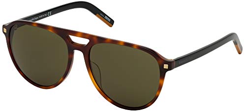 Ermenegildo Zegna Gafas de Sol EZ0133 Dark Havana/Green 57/16/140 unisex