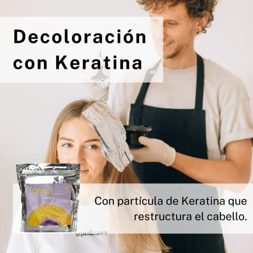 Eseuve Profesional Decoloracion Sv Con Keratina, Blanco, 500 Gramo