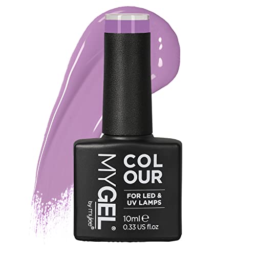 Esmalte de gel para uñas MyGel, de MYLEE (10ml) MG0033 - Lavander Fields UV / LED Nail Art Manicure Pedicure para uso profesional en el salón y en el hogar - Larga duración y fácil de aplicar