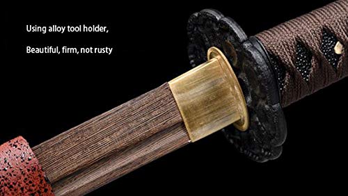 Espada de madera,espada de madera de entrenamiento de kendo,cuchillo de madera,espada de bambú de juguete,accesorios de armas de juego de rol,utilizados para entrenamiento de artes marciales(103cm)