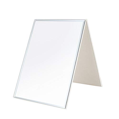 Espejo Zcooooool Espejo Grande portátil Super HD Espejo de Maquillaje Espejo de múltiples Soportes Ángulo de Mano Libre / de Mano / Espejo Plegable de Mesa