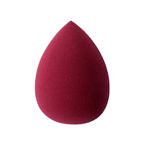Esponja de maquillaje de gota de agua ZHXANDZYX, esponja cosmética profesional para base, corrector, crema, esponja de maquillaje, venta al por mayor,   rojo oscuro