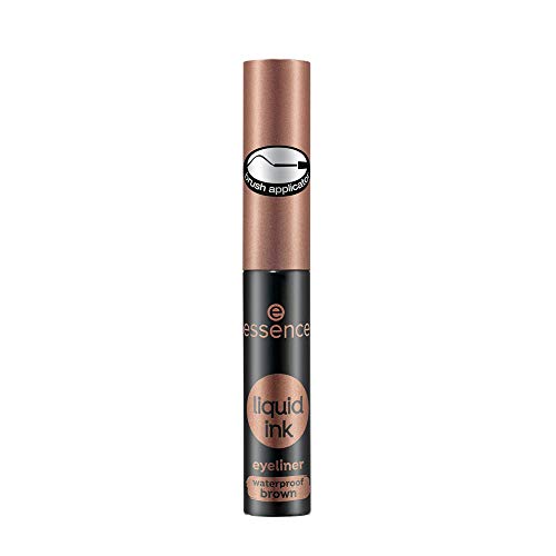 Essence Liquid Ink Brown Eyeliner Resistente Al Agua 02