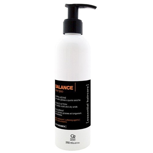 Essential Haircare - Champú Equilibrante - Tratamiento Profesional Purificante de Doble Acción para Cabellos Secos, con Puntas Abiertas y Raíces Grasas - 250 ml