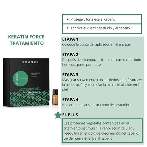 Essentiel Tratamiento Keratin Anticaida del cabello - Protege y fortalece el cabello.