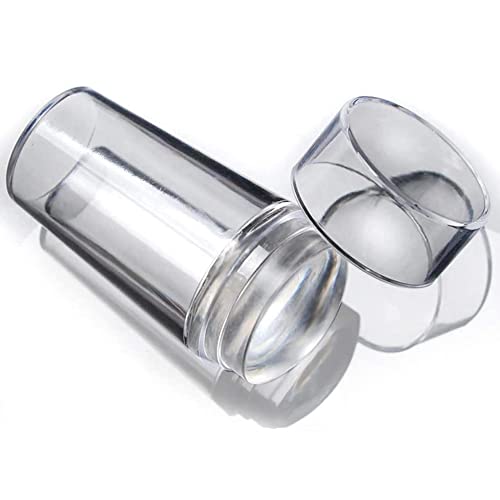 Estampador para uñas con raspador de regalo, sello de silicona para una manicura francesa en unos instantes, rápido y fácil