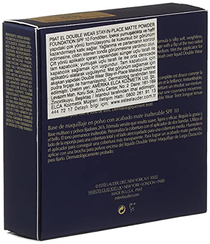 Estée Lauder Double Wear Stay-In-Place Matte maquillaje en polvo FPS10, 1N2 Ecru, 30 g