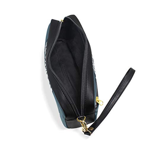 Estuche de gran capacidad para bolígrafos, cartera, hecho a mano para Halloween, impermeable, bolsa de maquillaje para estudiantes o mujeres