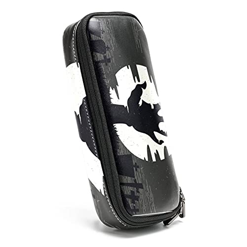 Estuche de lápices de mano Zombie de Halloween para suministros escolares con cierre seguro de cremallera