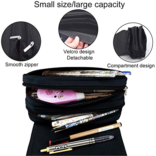 Estuche Gran Capacidad,Sasuke Estuche Escolar Grande,Estuches de Lápices de Gran Capacidad Estuche Portalapices Neceser Maquillaje, Estuches de Lápices de Gran Capacidad para Estudiantes