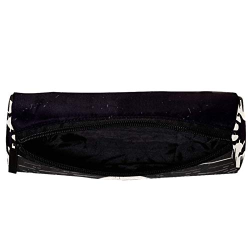 Estuche para lápices de mano zombi de Halloween con cremallera, organizador de monedas, bolsa de maquillaje para mujeres, adolescentes, niñas y niños
