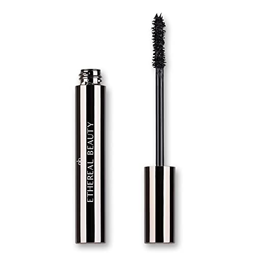 ETHEREAL BEAUTY ® Máscara de pestañas vegana | Máscara de pestañas negra con 7 plantas polinesias | Máscara de pestañas cosmética natural | Máscara de pestañas negra | Máscara de pestañas premium 7 ml