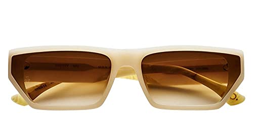 Etnia Barcelona Gafas de Sol TRINITY Ivory/Brown Shaded 62/15/145 unisex