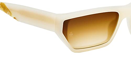 Etnia Barcelona Gafas de Sol TRINITY Ivory/Brown Shaded 62/15/145 unisex