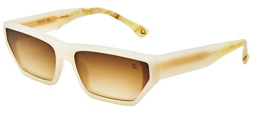 Etnia Barcelona Gafas de Sol TRINITY Ivory/Brown Shaded 62/15/145 unisex