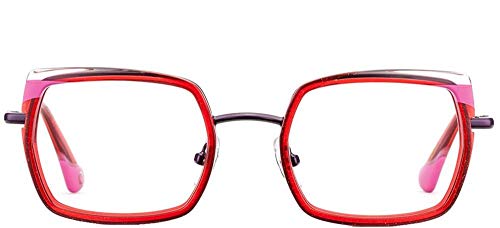Etnia Barcelona Gafas de Vista GRANARY Red Purple 48/21/140 unisex