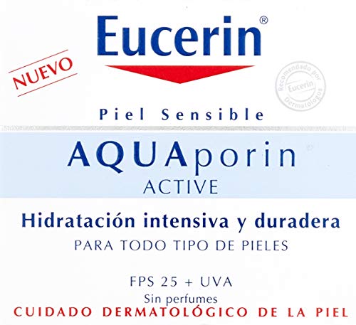Eucerin Crema Aquaporin Active Spf25+, 50 Mililitros