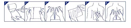 Euroderm Roll (m 10 x cm 10) Pelicula en Rollo Transparente Impermeable al Agua,Altamente Transpirable.